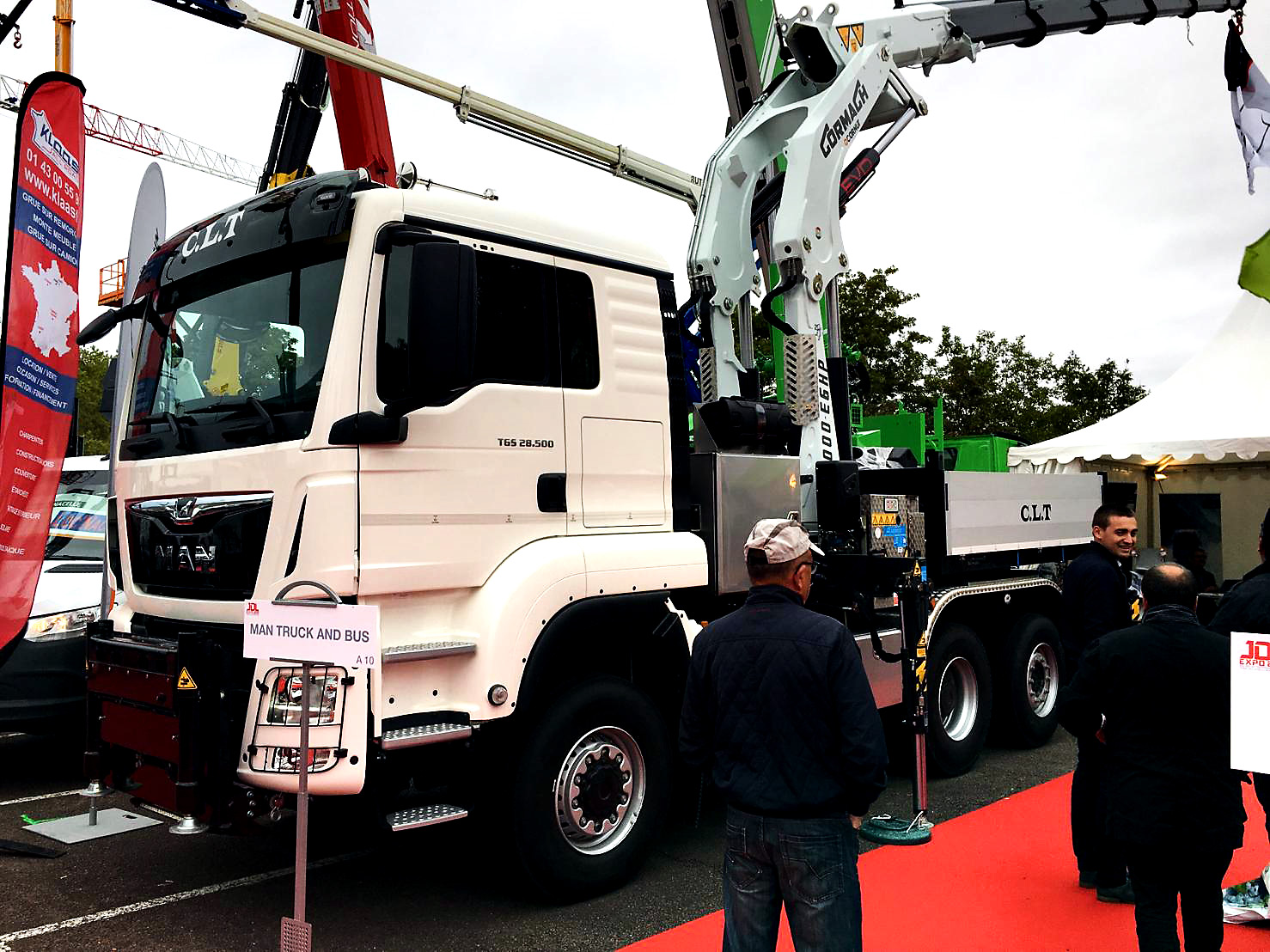 Grue Cormach Cornut sur le salon JDL 2019 stand MAN